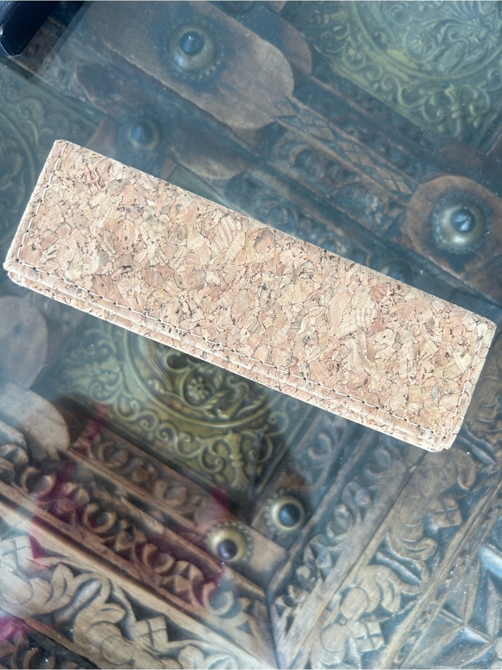 Sunglasses / Glasses Case - Natural Cork - Picture 2 of 4